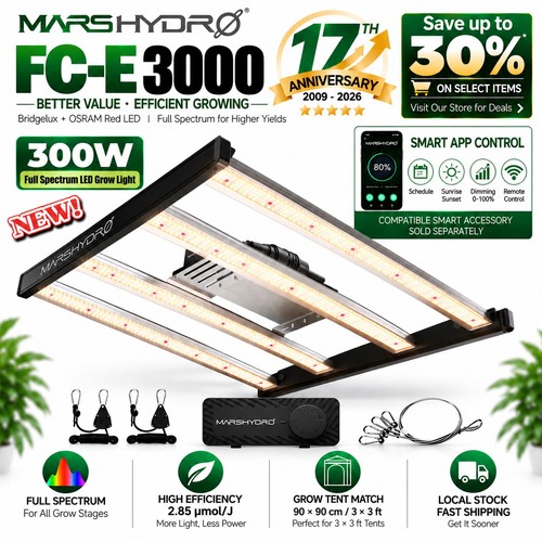 Mars hydro e3000 300w - 300w, led